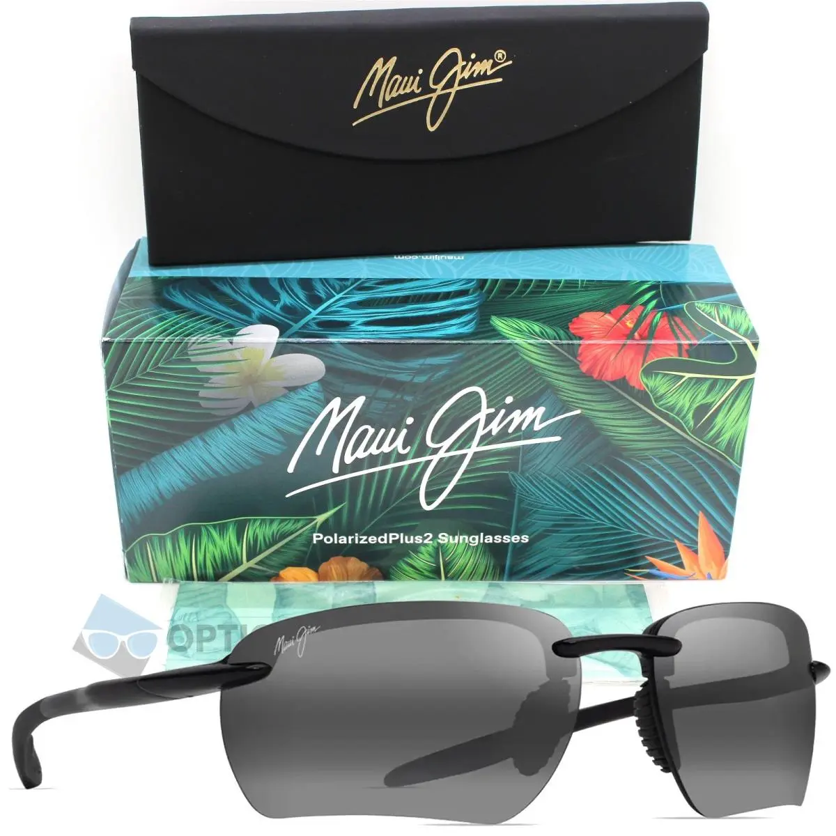 Ho`okipa Ultra G Polarized Sunglasses Black 336-02B / MJ0336S-014 by Maui Jim