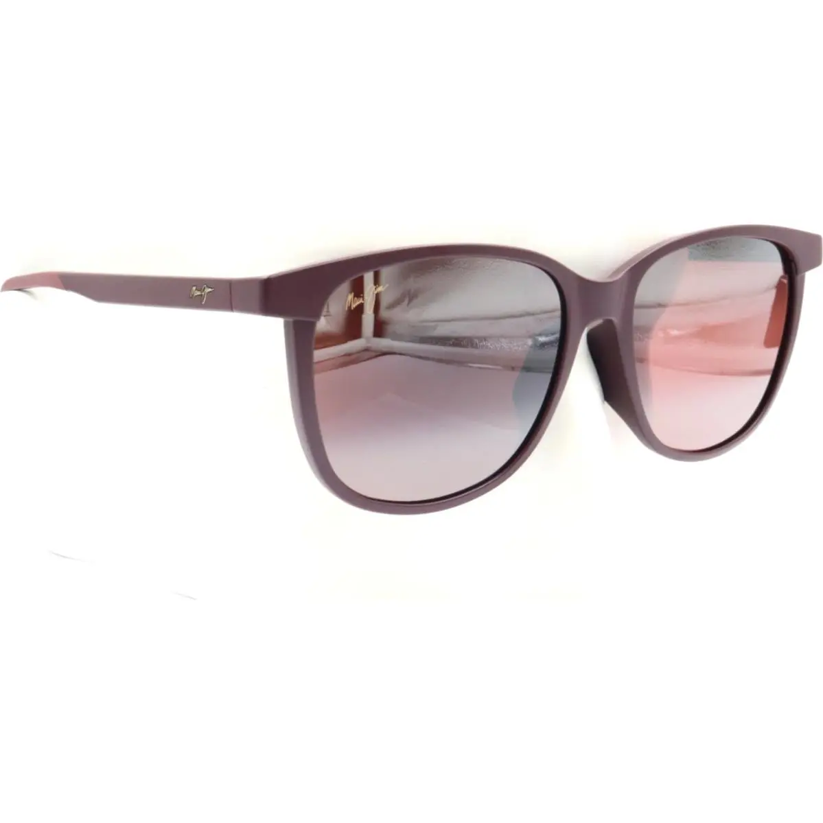 Ilikea Asian Fit Matte Burgundy Sunglasses R650-04 / MJ0650SA-004 by Maui Jim
