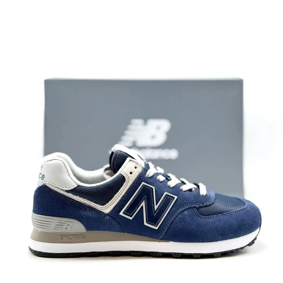New Balance shoes - New Balance 574 Core - Core - ML574EVN - Navy / Bleu Blanc 4
