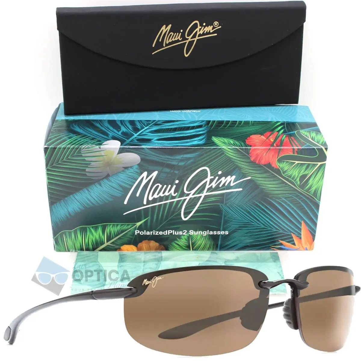 Hookipa Polarized Sunglasses Hcl Bronze Lens H407-02 / MJ0407S-002 by Maui Jim