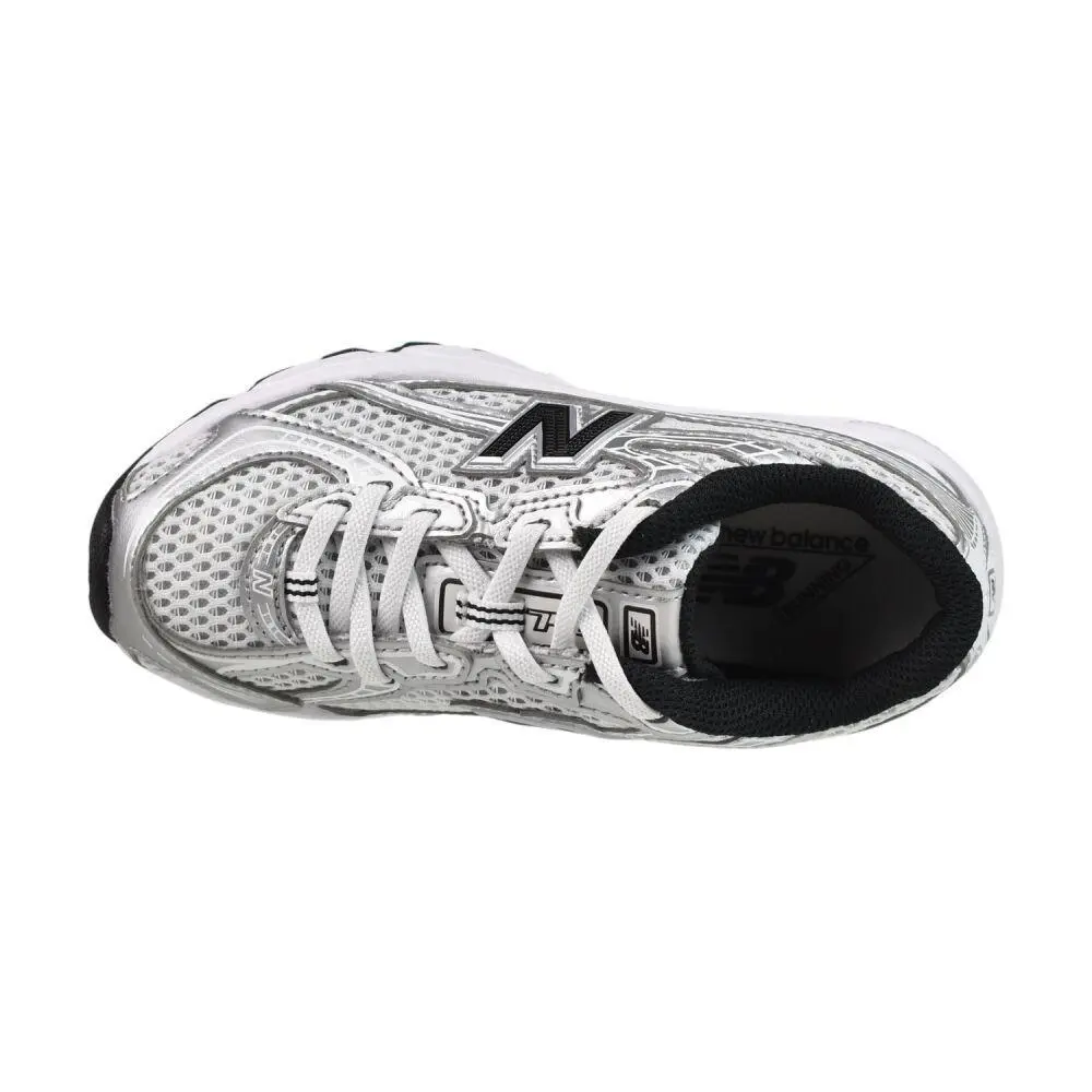 New Balance shoes - Silver Metallic/White/Black 3