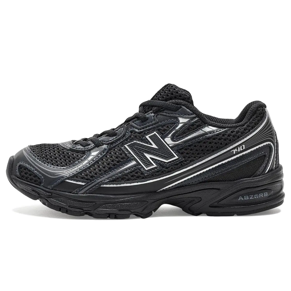 New Balance shoes - Black/Silver Metallic 9