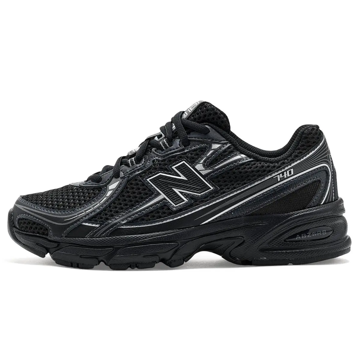 New Balance shoes - Black/Silver Metallic 9