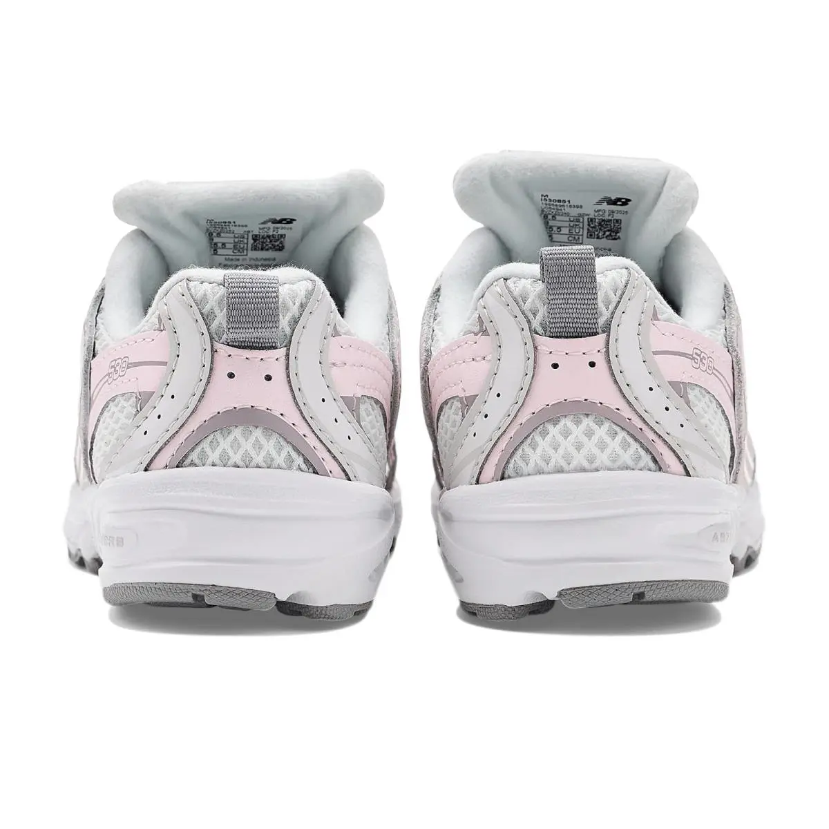 New Balance shoes - Grey Matter/Pink Salt 12