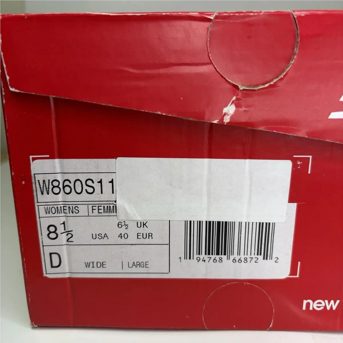 New Balance shoes - New Balance 860 - W860S11 - Gray 7