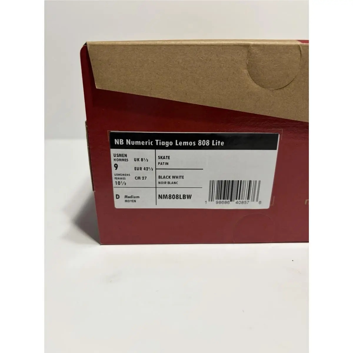 New Balance shoes - NB Numeric Tiago Lemos 808 Lite - NM808LBW - Black (UPC: 198686408576) 5