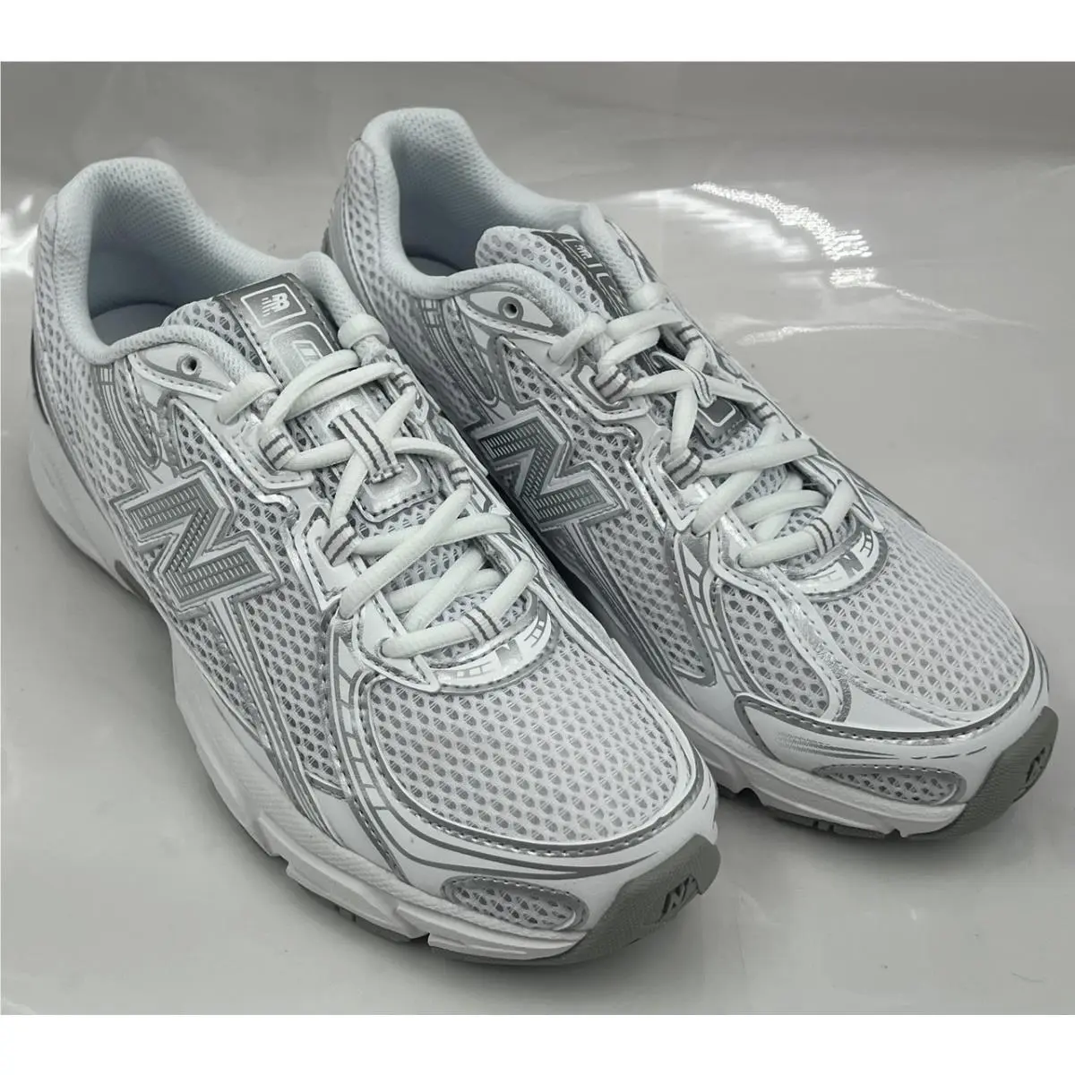 New Balance shoes - 740 LACE - LACE - GR740WM - White/Silver Metallic/White Grey (UPC: 197967900037) 0