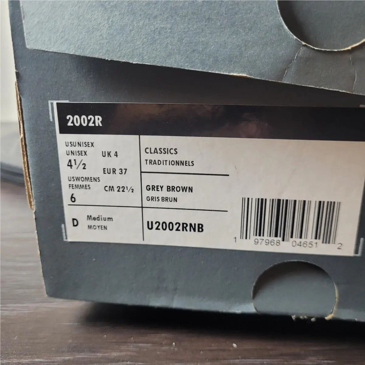 New Balance shoes - New Balance 2002 R - U2002RNB - Gray / Brown 5
