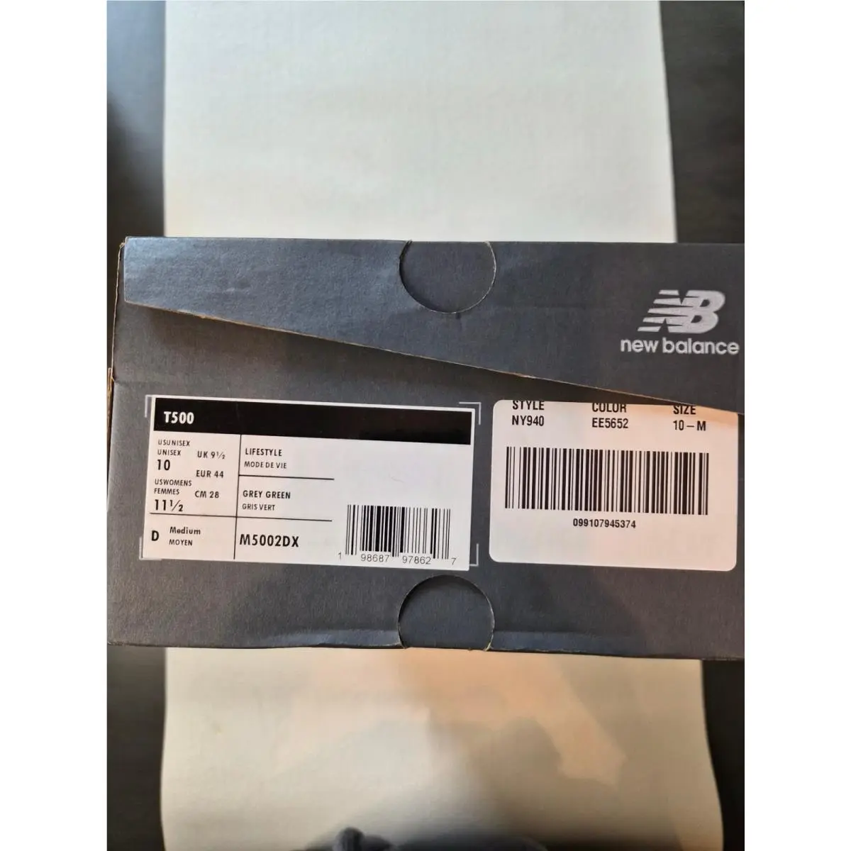 New Balance shoes - T500 - M5002DX - Grey Green 1