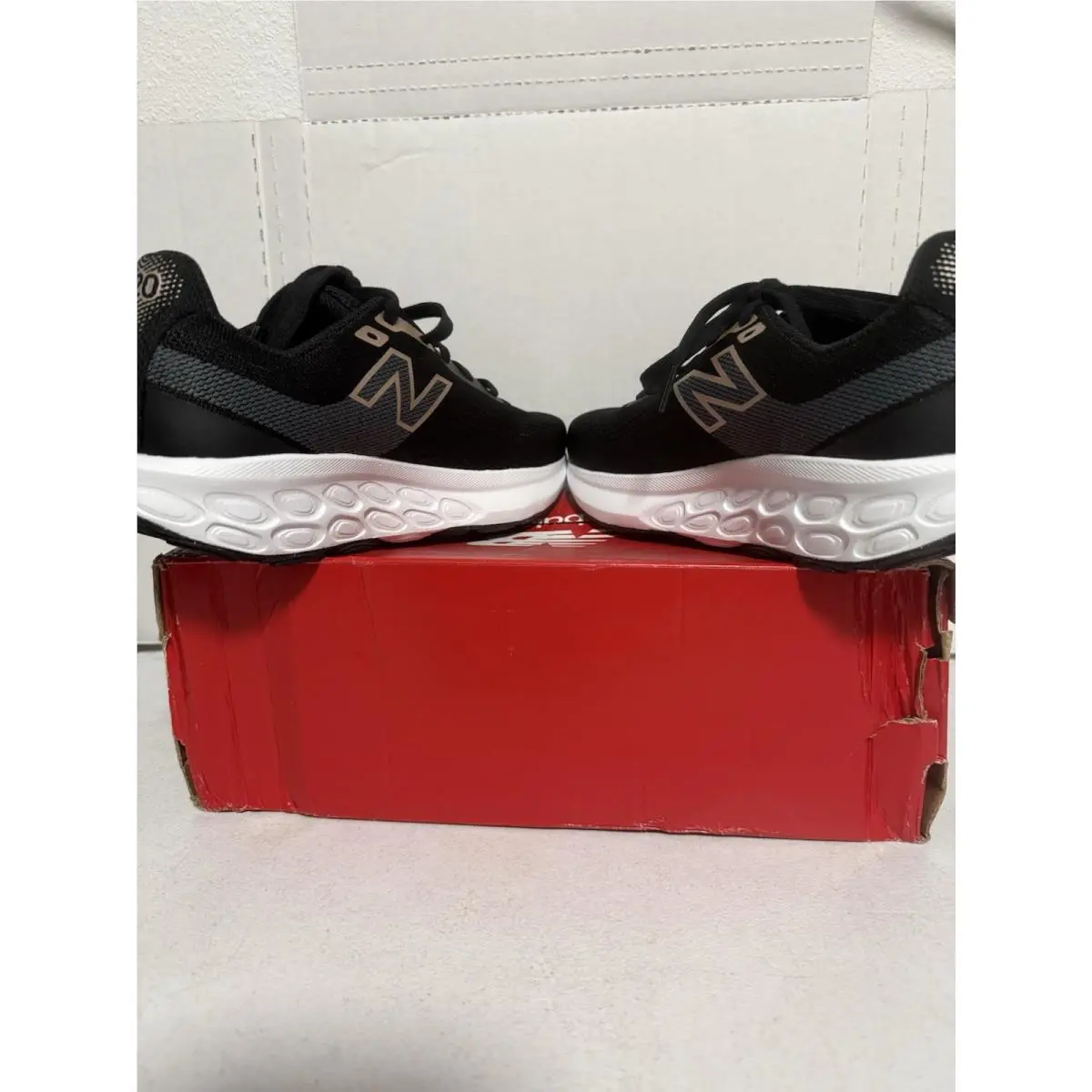 New Balance shoes - New Balance 520 - Black/Rose Gold/White 2