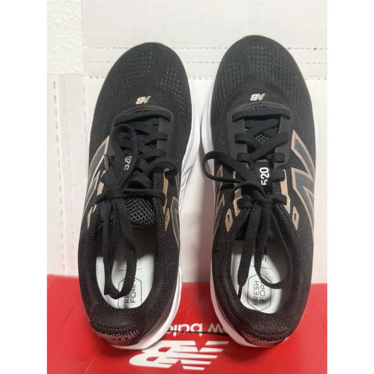 New Balance shoes - New Balance 520 - Black/Rose Gold/White 4