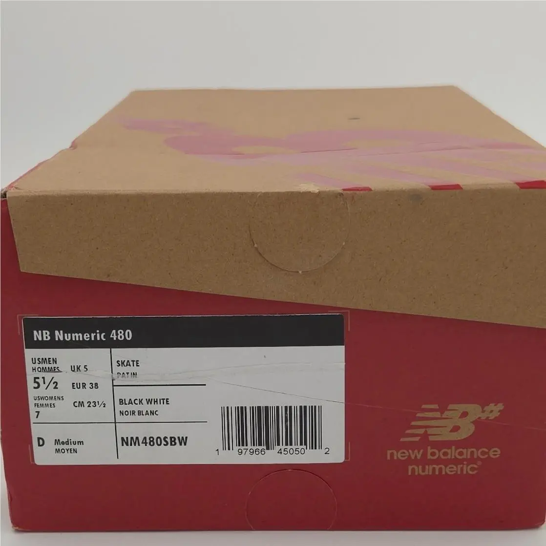 New Balance shoes - New Balance Numeric 480 - Numeric - NM480SBW - Black 8