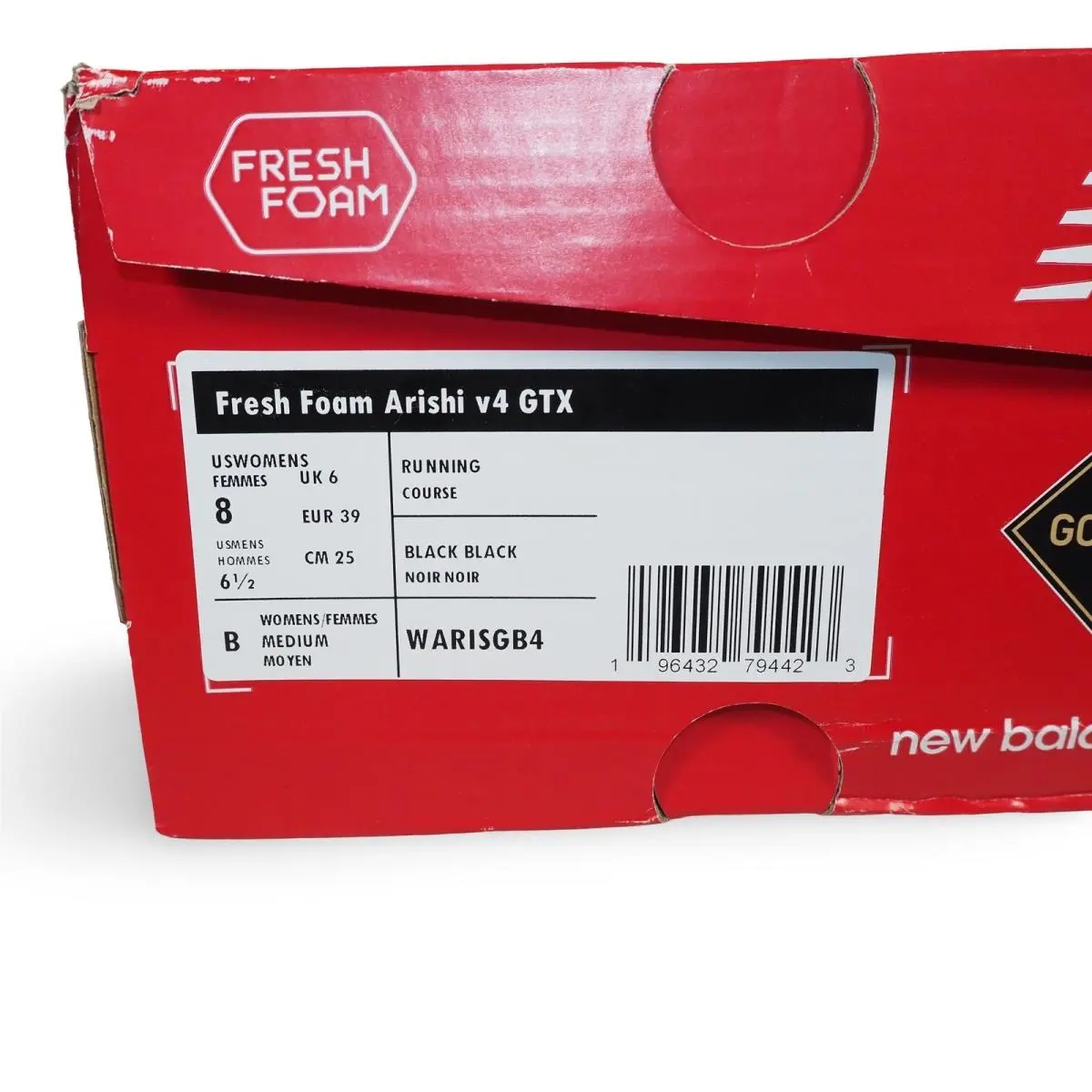 New Balance shoes - New Balance Fresh Foam Arishi v4 GTX - WARISGB4 - Black 10