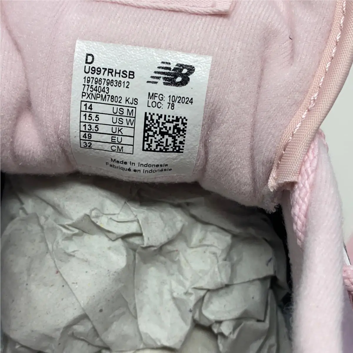 New Balance shoes - Pink (UPC: 197967963612) 3