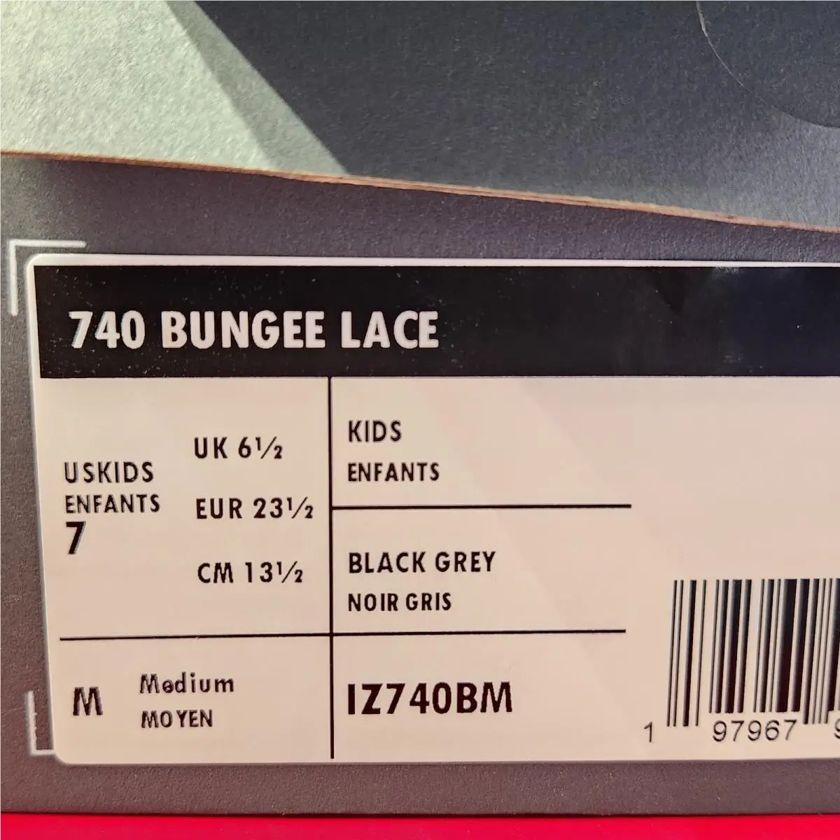 New Balance shoes - 740 Bungee Lace - Bungee Lace - Black 7