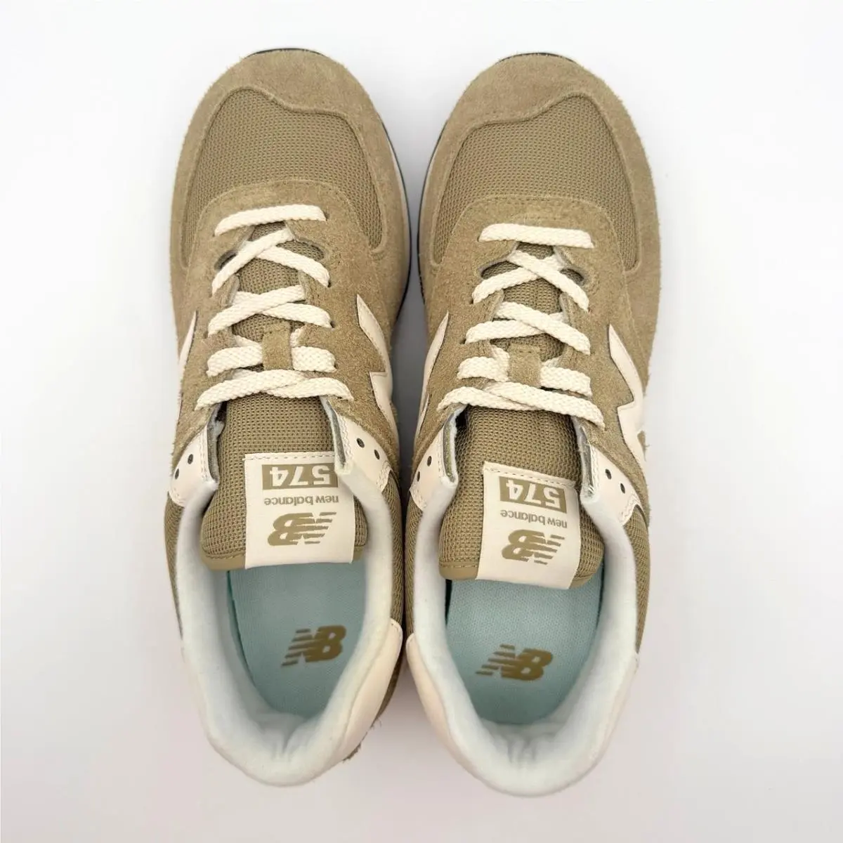 New Balance shoes - New Balance 574 - WL574CUL - Beige, Manufacturer: Boulder/Permafrost (UPC: 198686442938) 4