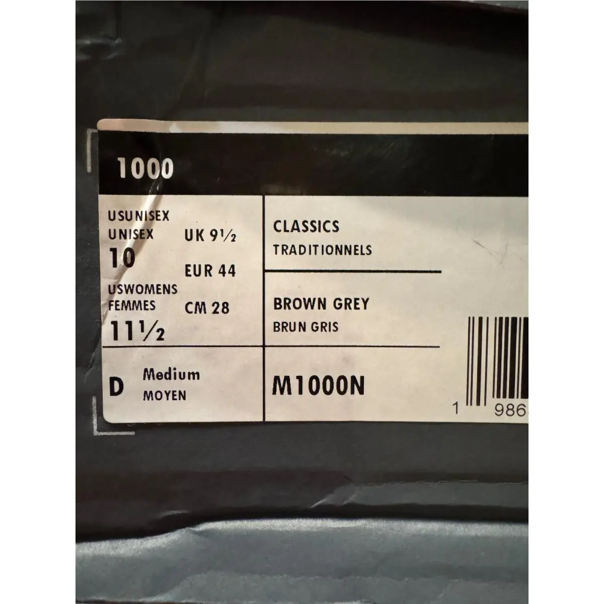 New Balance shoes - New Balance 1000 - Silver 1