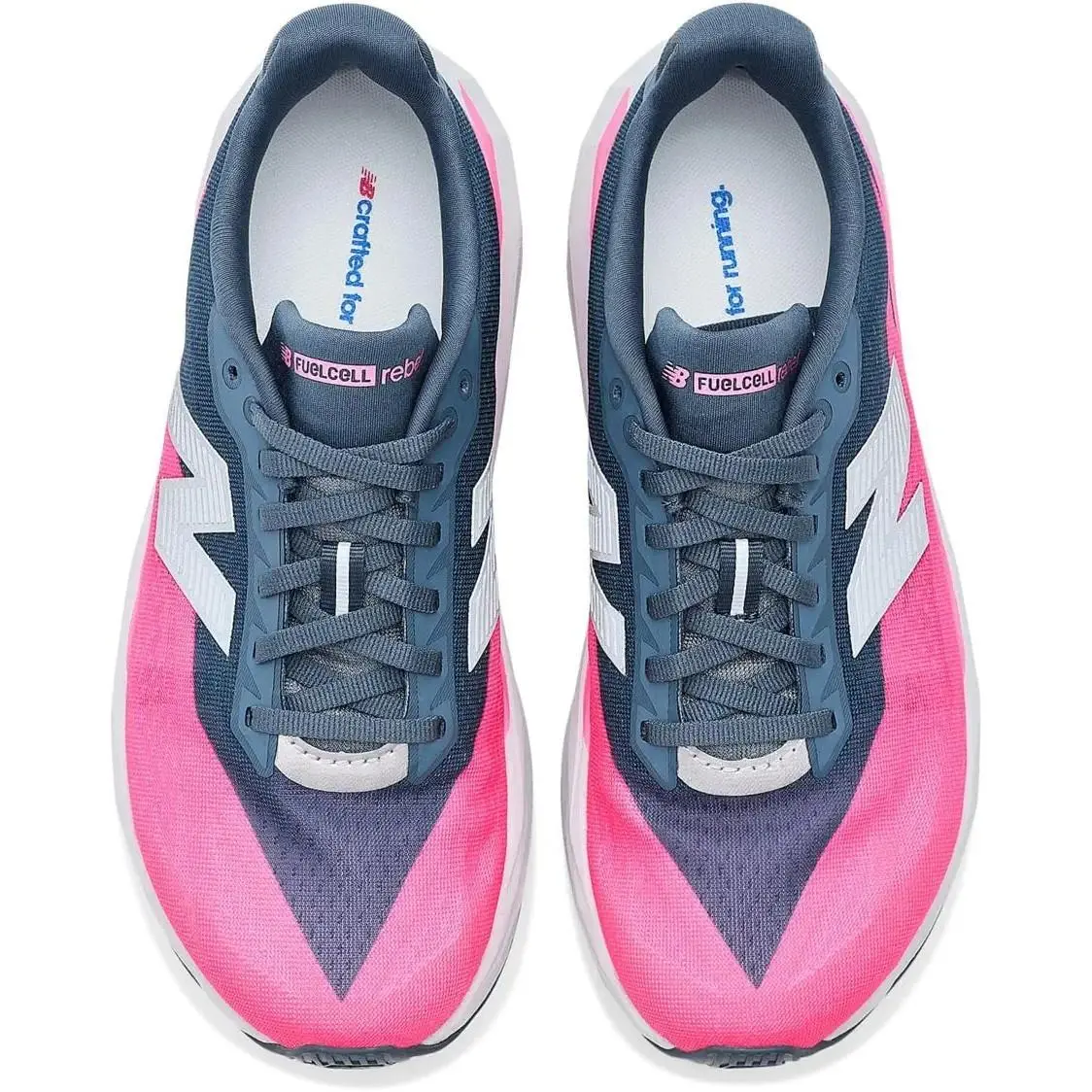 New Balance shoes - New Balance FuelCell Rebel v5 - Shadow Blue/Pink Heat 0