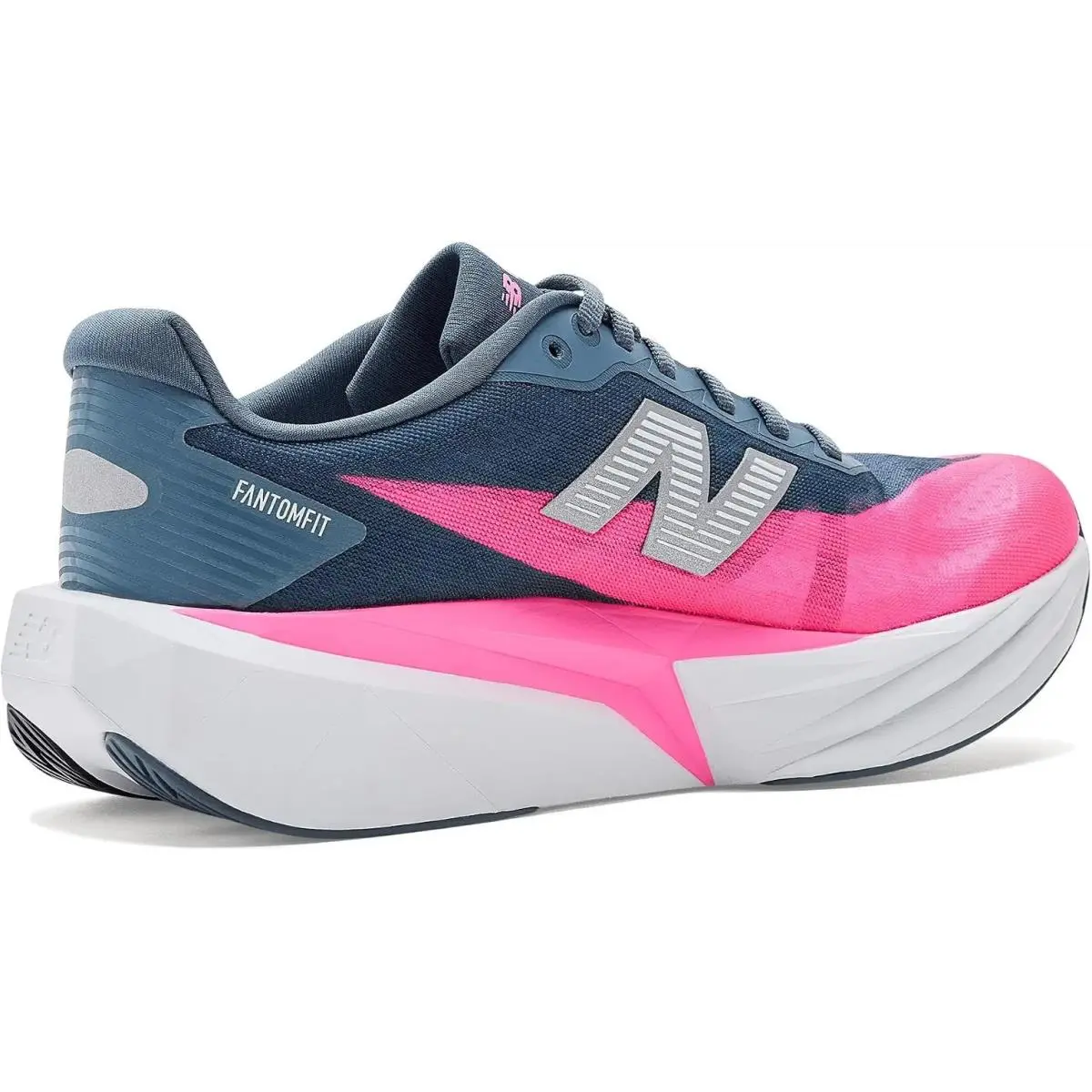 New Balance shoes - New Balance FuelCell Rebel v5 - Shadow Blue/Pink Heat 1