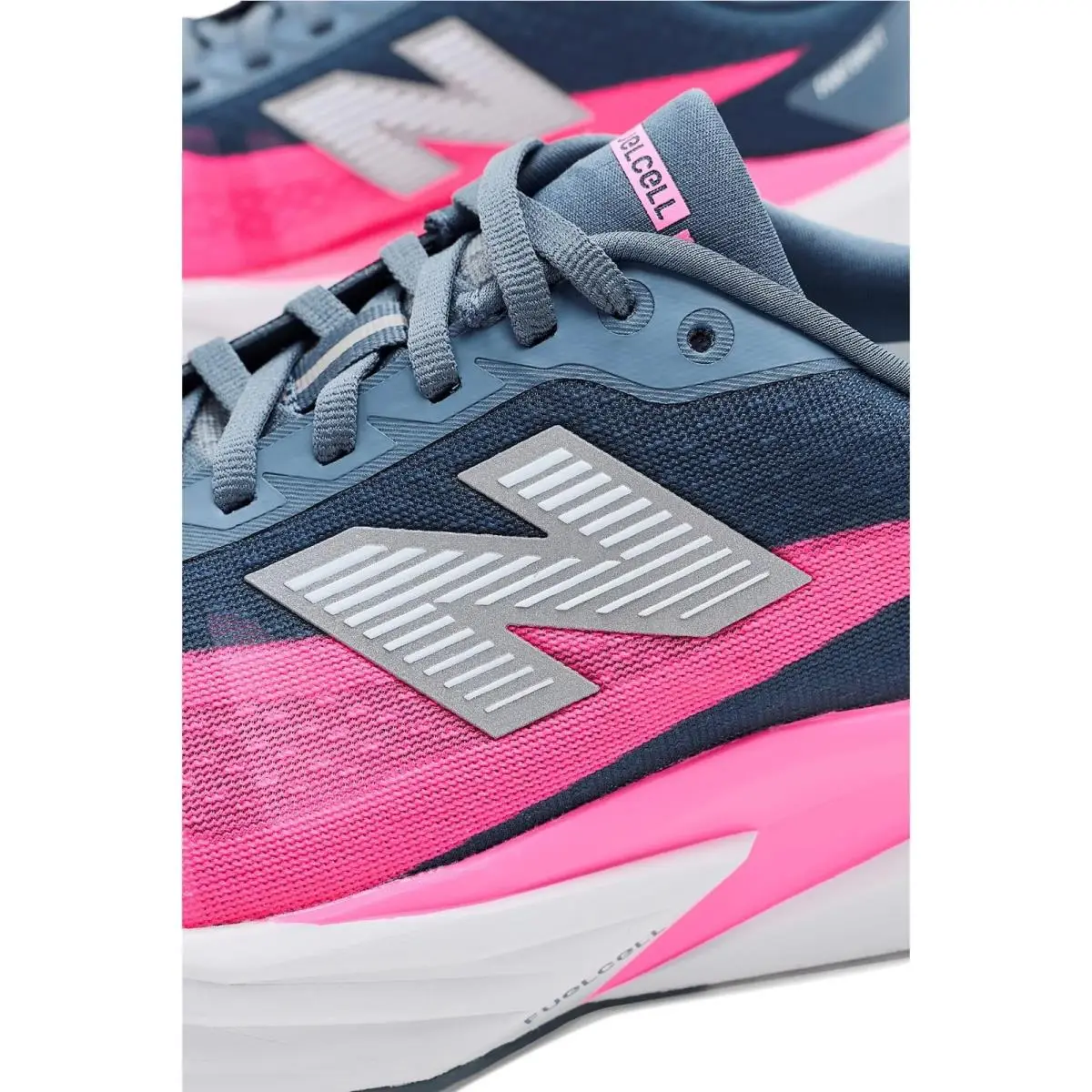 New Balance shoes - New Balance FuelCell Rebel v5 - Shadow Blue/Pink Heat 4