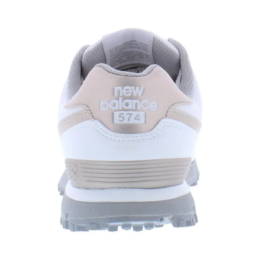 New Balance shoes - White/Rose Gold, Main: White (UPC: 889993146908) 2