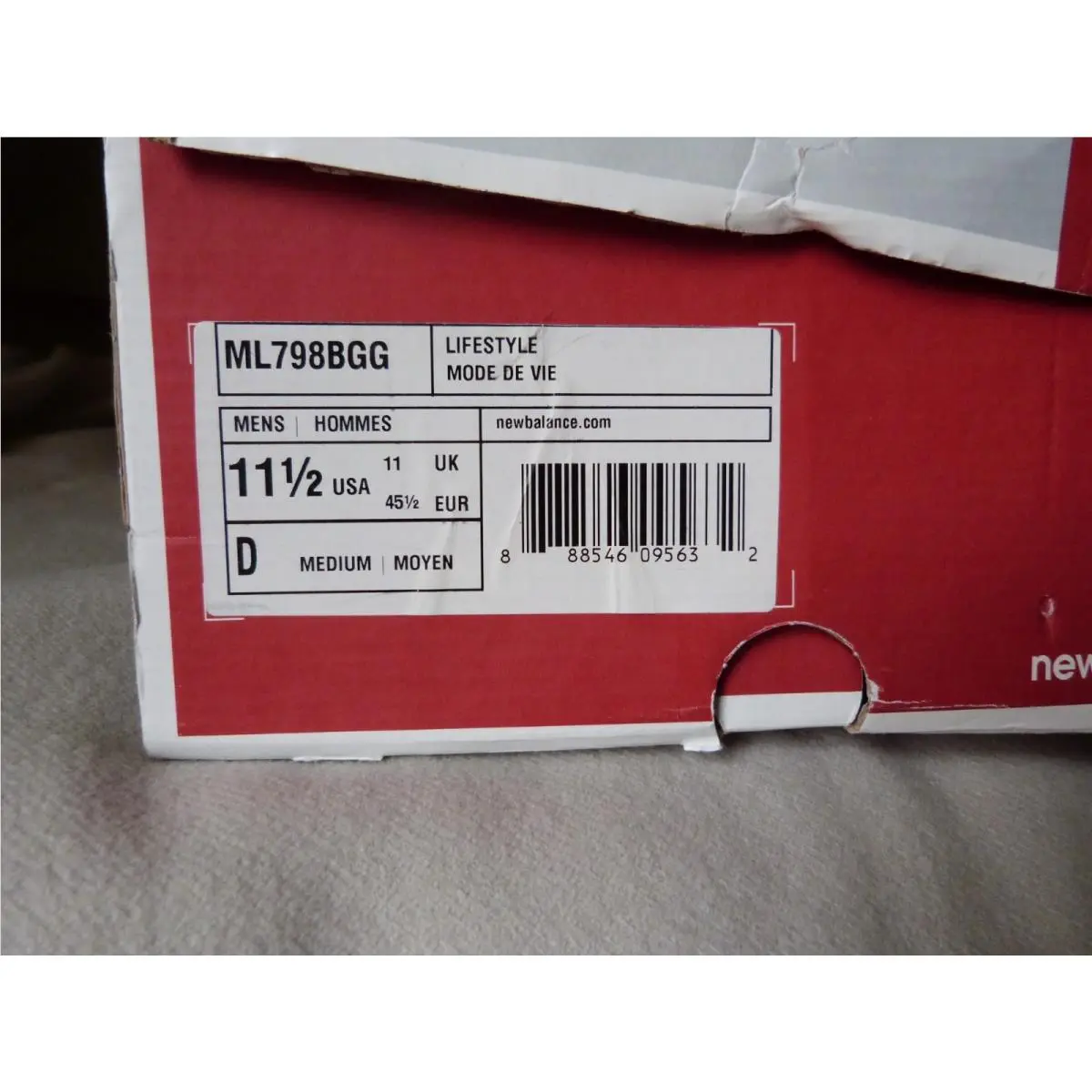 New Balance shoes - New Balance 798 - ML798BGG - Gray (UPC: 888546095632) 9