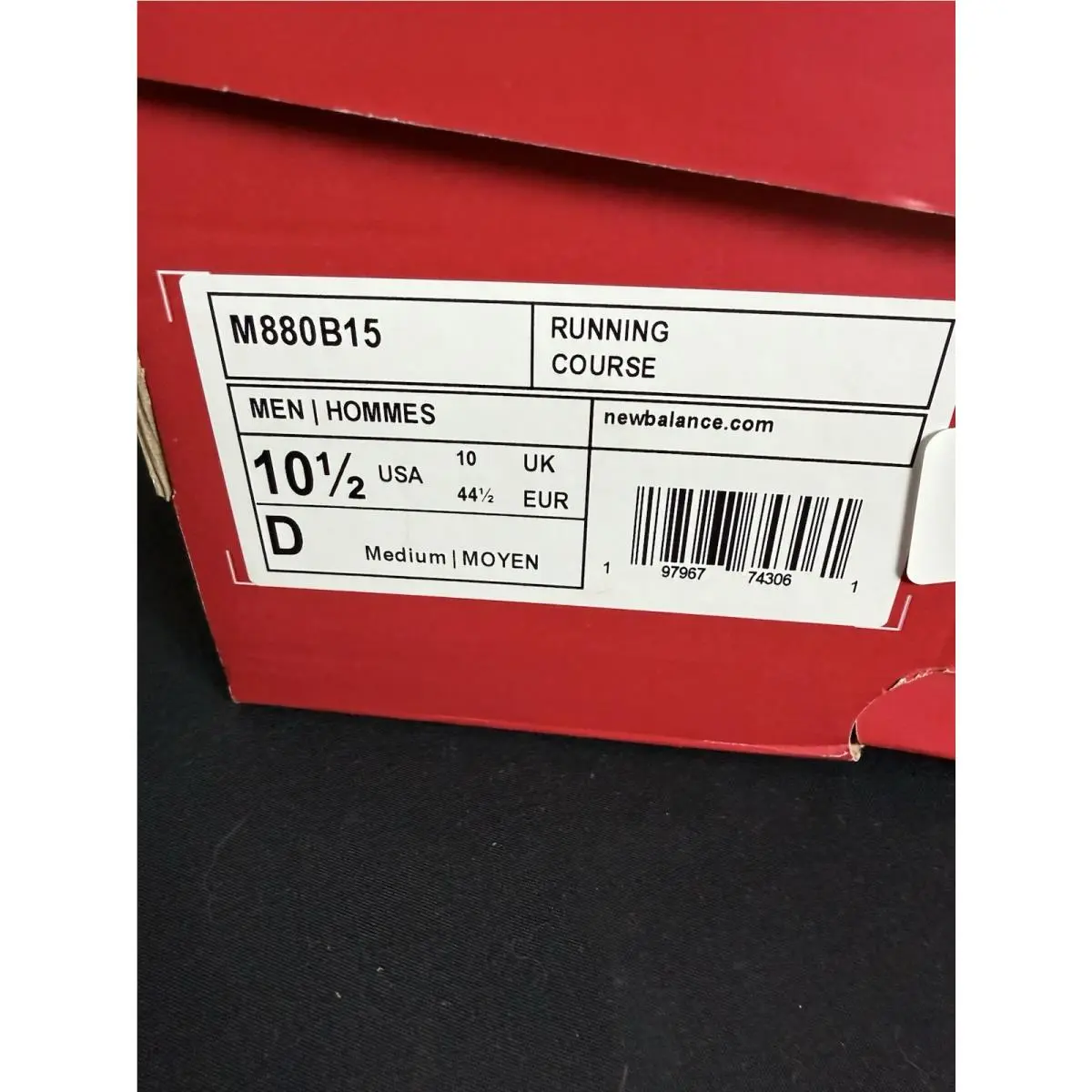 New Balance shoes - New Balance 880 v15 - M880B15 - Black 8
