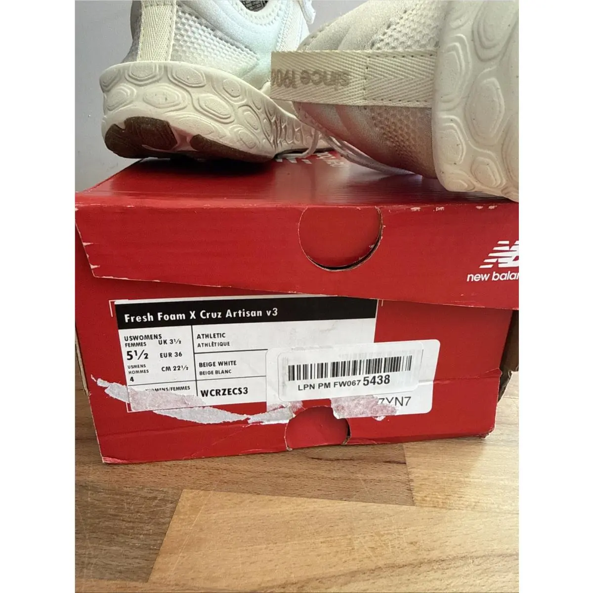 New Balance shoes - New Balance Fresh Foam Cruz - WCRZERC3 - Beige 4