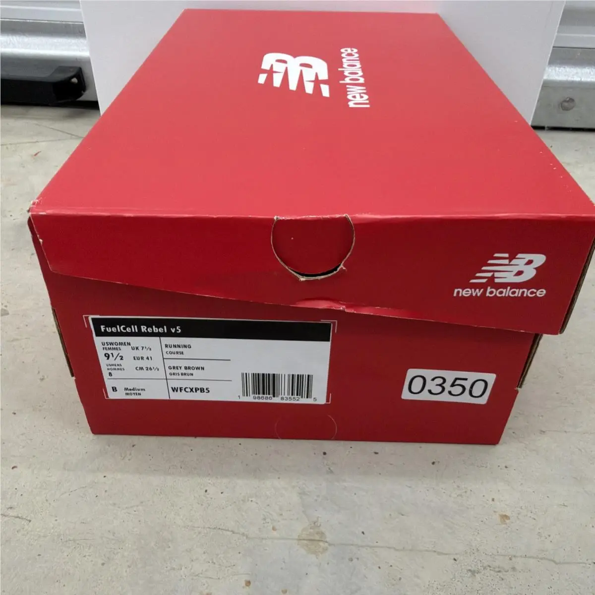 New Balance shoes - Fuelcell Rebel V5 2e Wide - Mfcxpa52e - Khaki 8