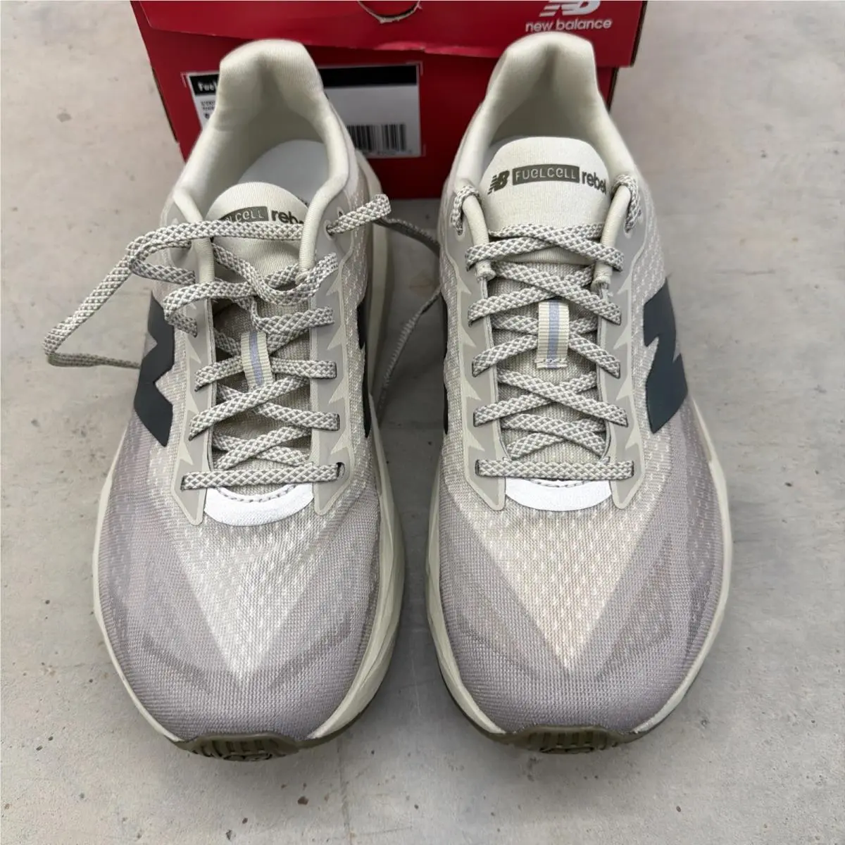 New Balance shoes - Fuelcell Rebel V5 2e Wide - Mfcxpa52e - Khaki 5