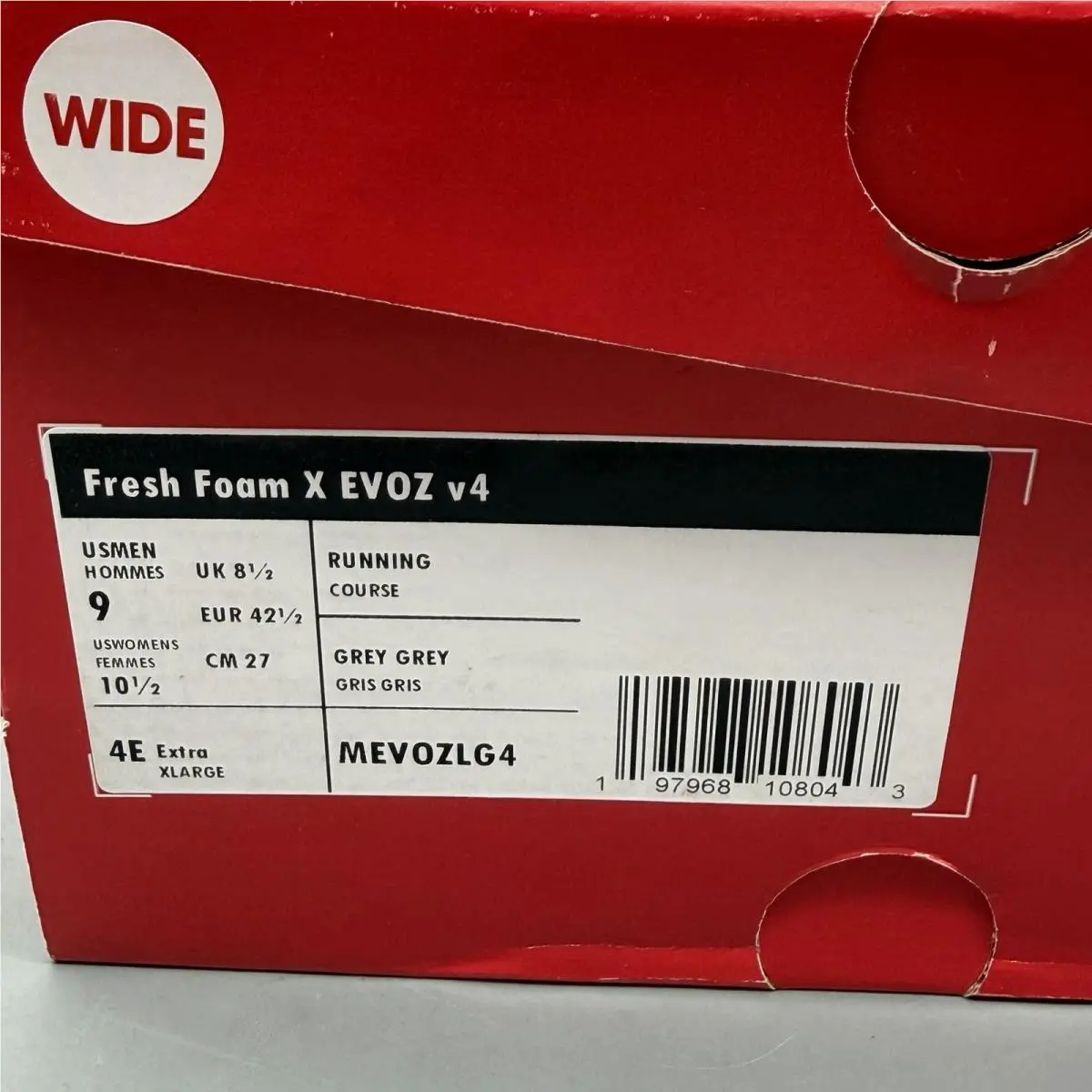 New Balance shoes - New Balance Fresh Foam X EVOZ v4 - MEV0ZLG4 - Gray (UPC: 0197968108043) 13