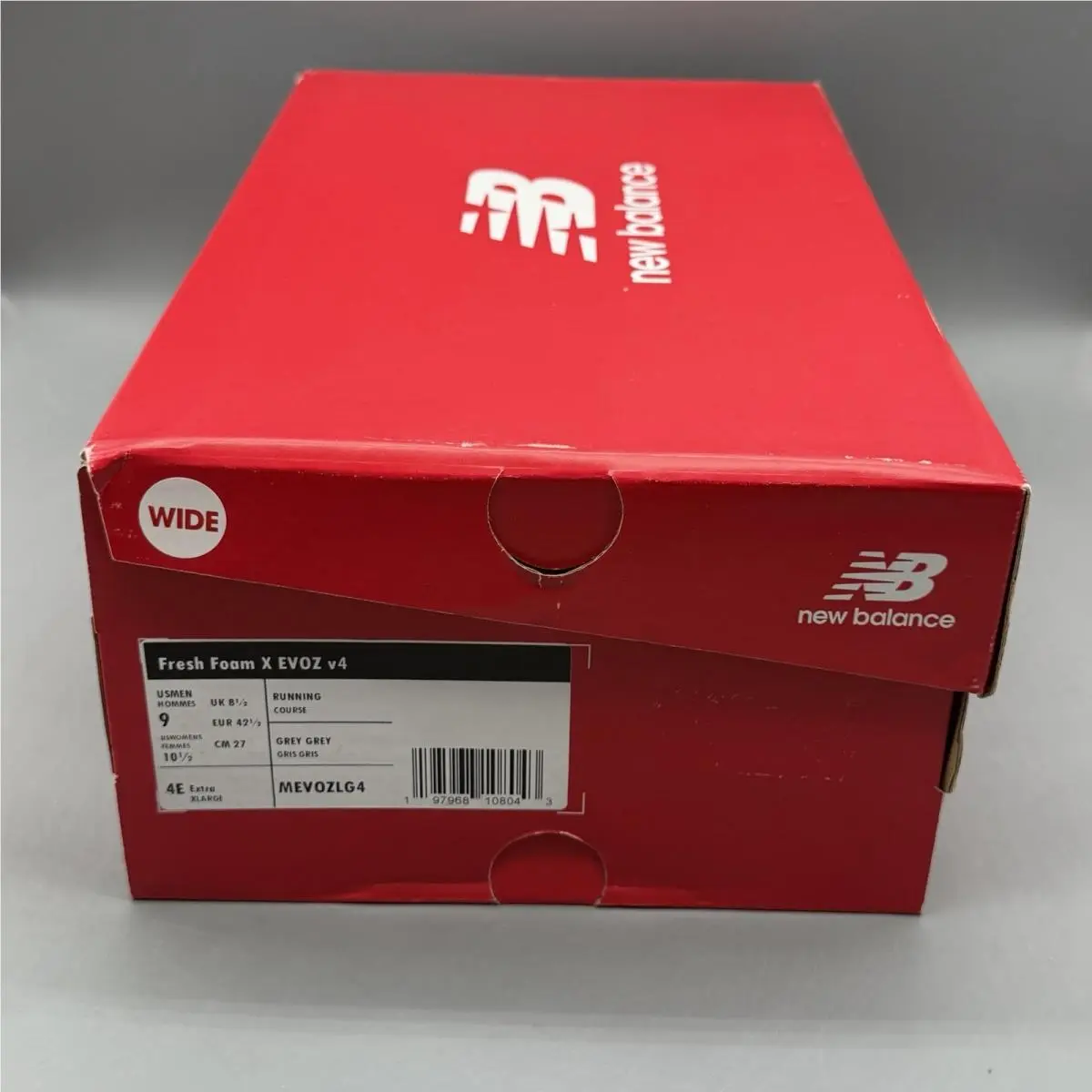 New Balance shoes - New Balance Fresh Foam X EVOZ v4 - MEV0ZLG4 - Gray (UPC: 0197968108043) 14