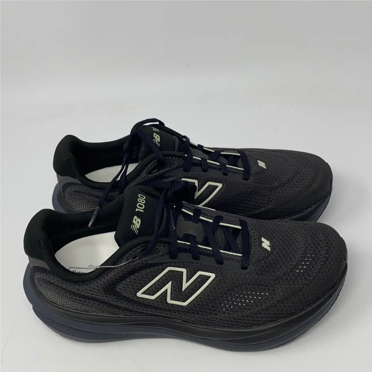 New Balance 1080v15 Women Black/olivine 8.5 D Wide Running Shoes