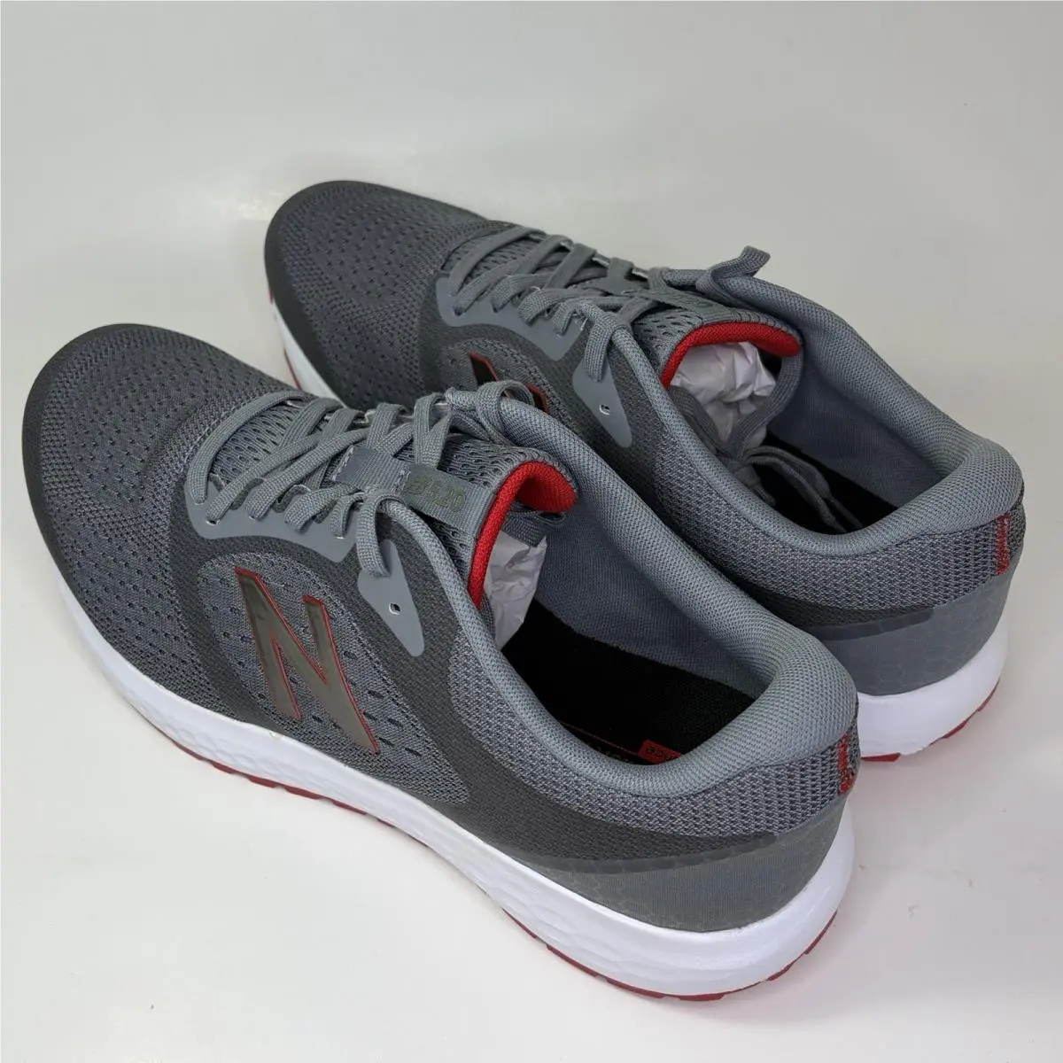 New Balance shoes - New Balance 520 - M520sR6 - Gray, Manufacturer: Gray/Red 8