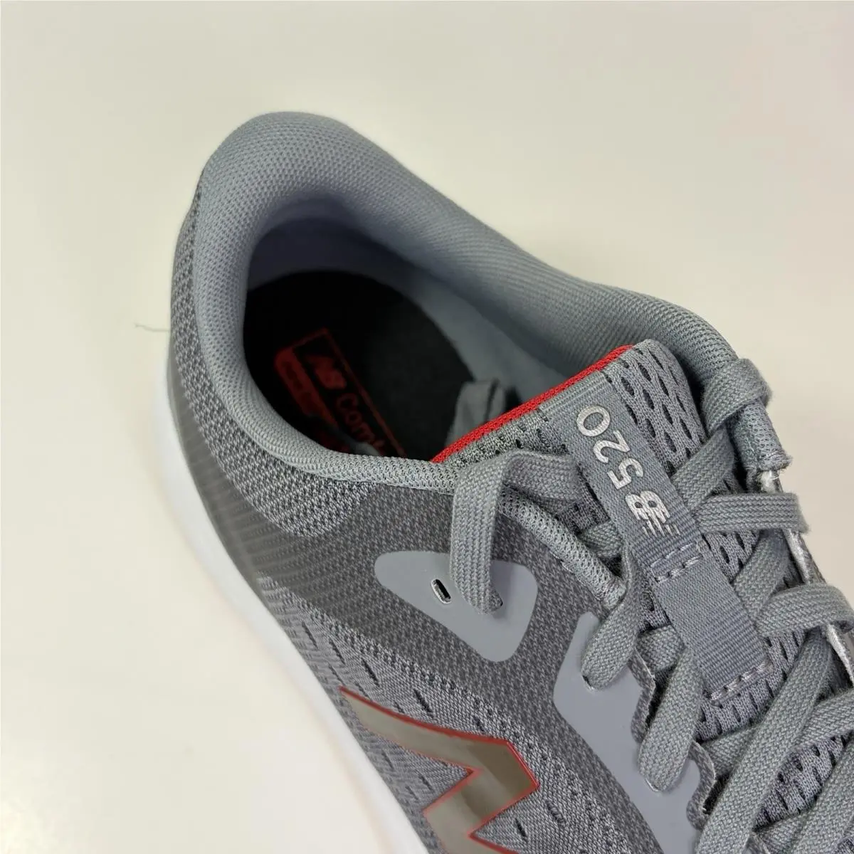 New Balance shoes - New Balance 520 - M520sR6 - Gray, Manufacturer: Gray/Red 3