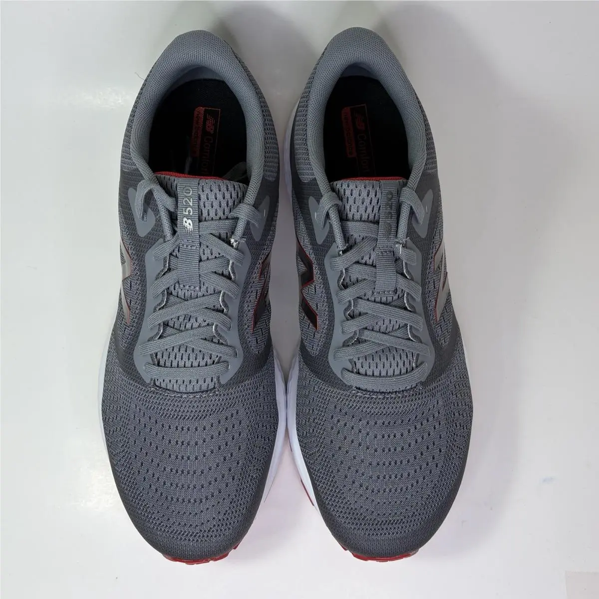 New Balance shoes - New Balance 520 - M520sR6 - Gray, Manufacturer: Gray/Red 5
