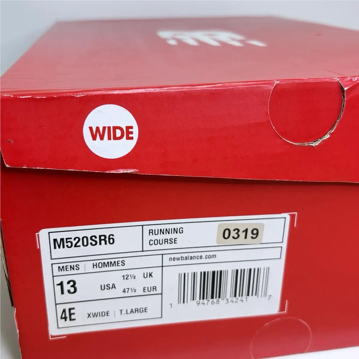 New Balance shoes - New Balance 520 - M520sR6 - Gray, Manufacturer: Gray/Red 12