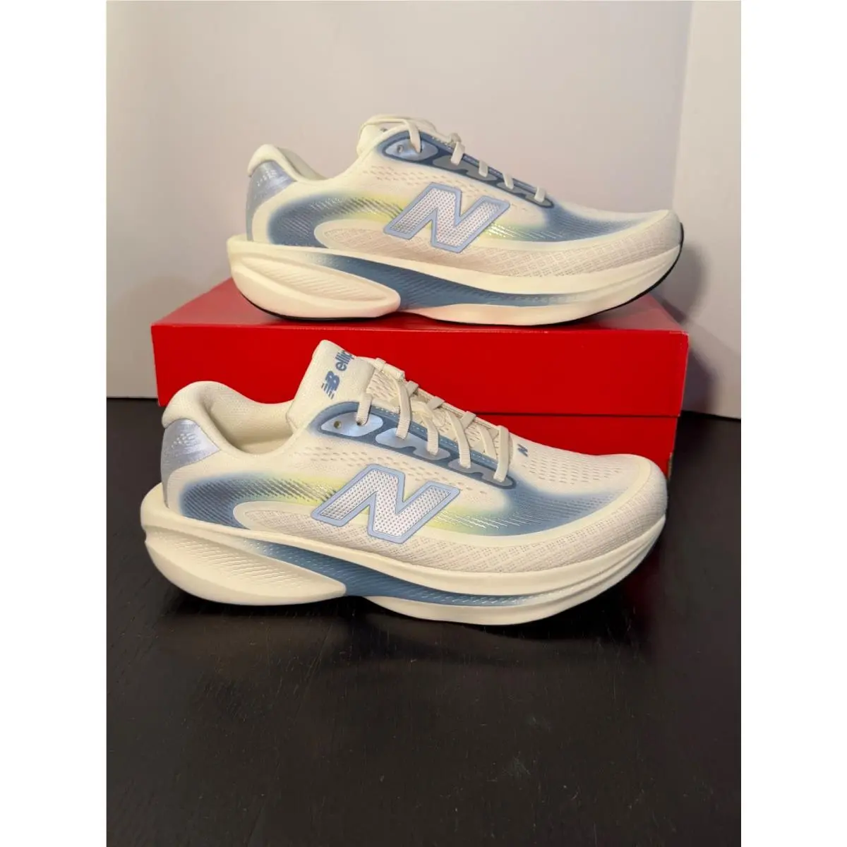 New Balance shoes - Cream, Blue, Yellow 0