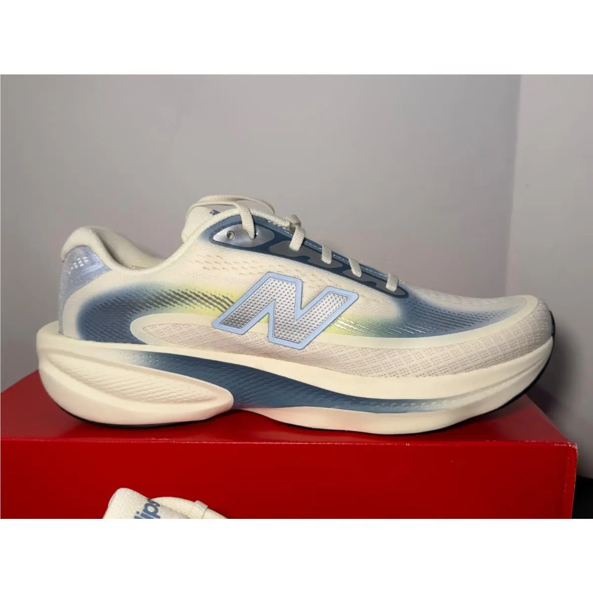 New Balance shoes - Cream, Blue, Yellow 1