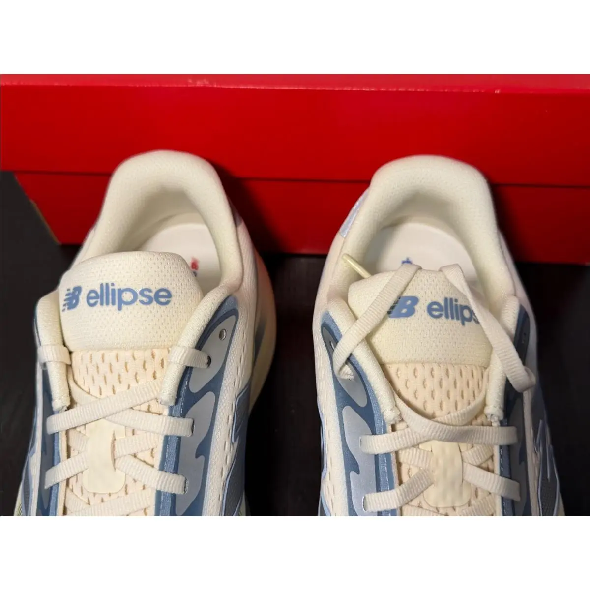 New Balance shoes - Cream, Blue, Yellow 3