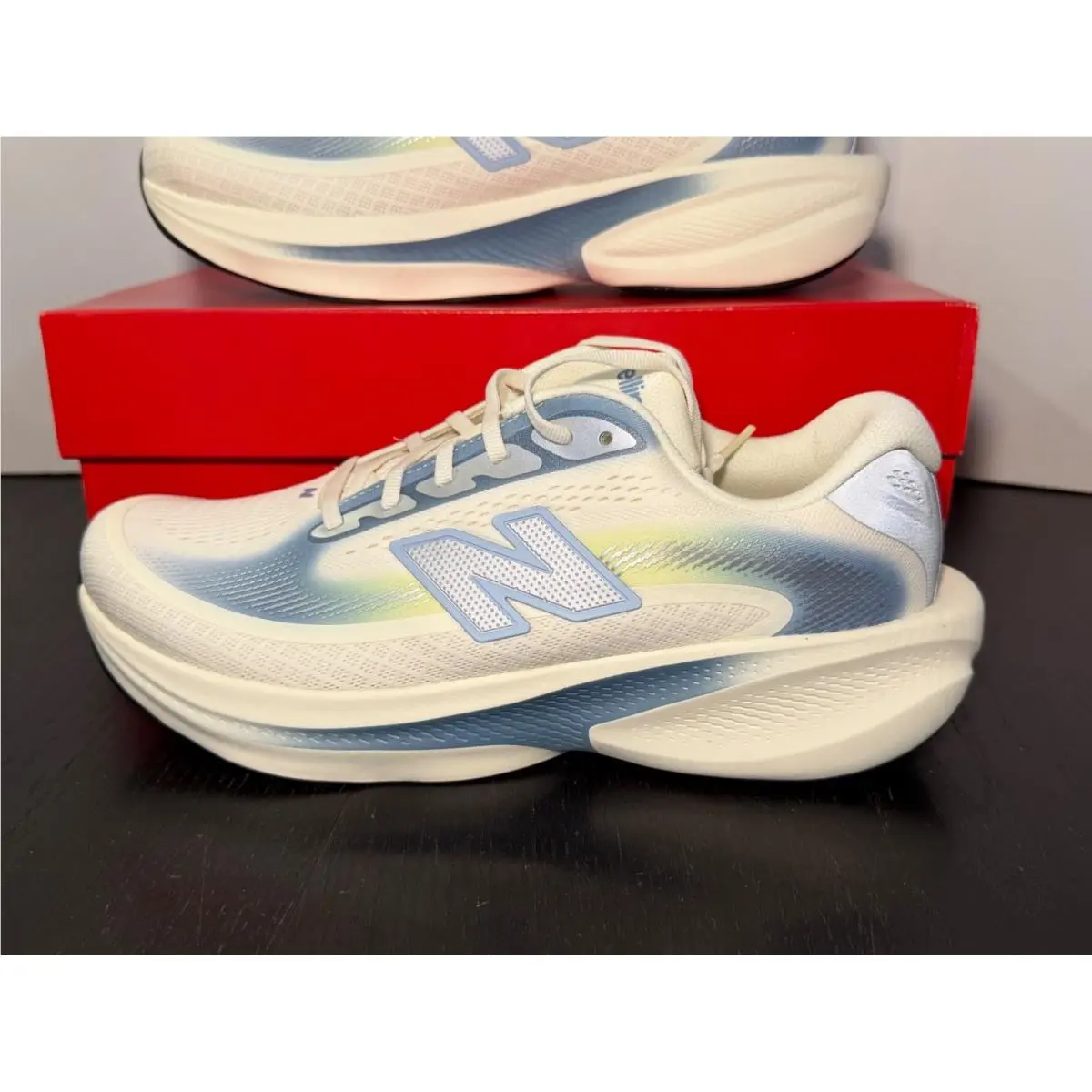 New Balance shoes - Cream, Blue, Yellow 5