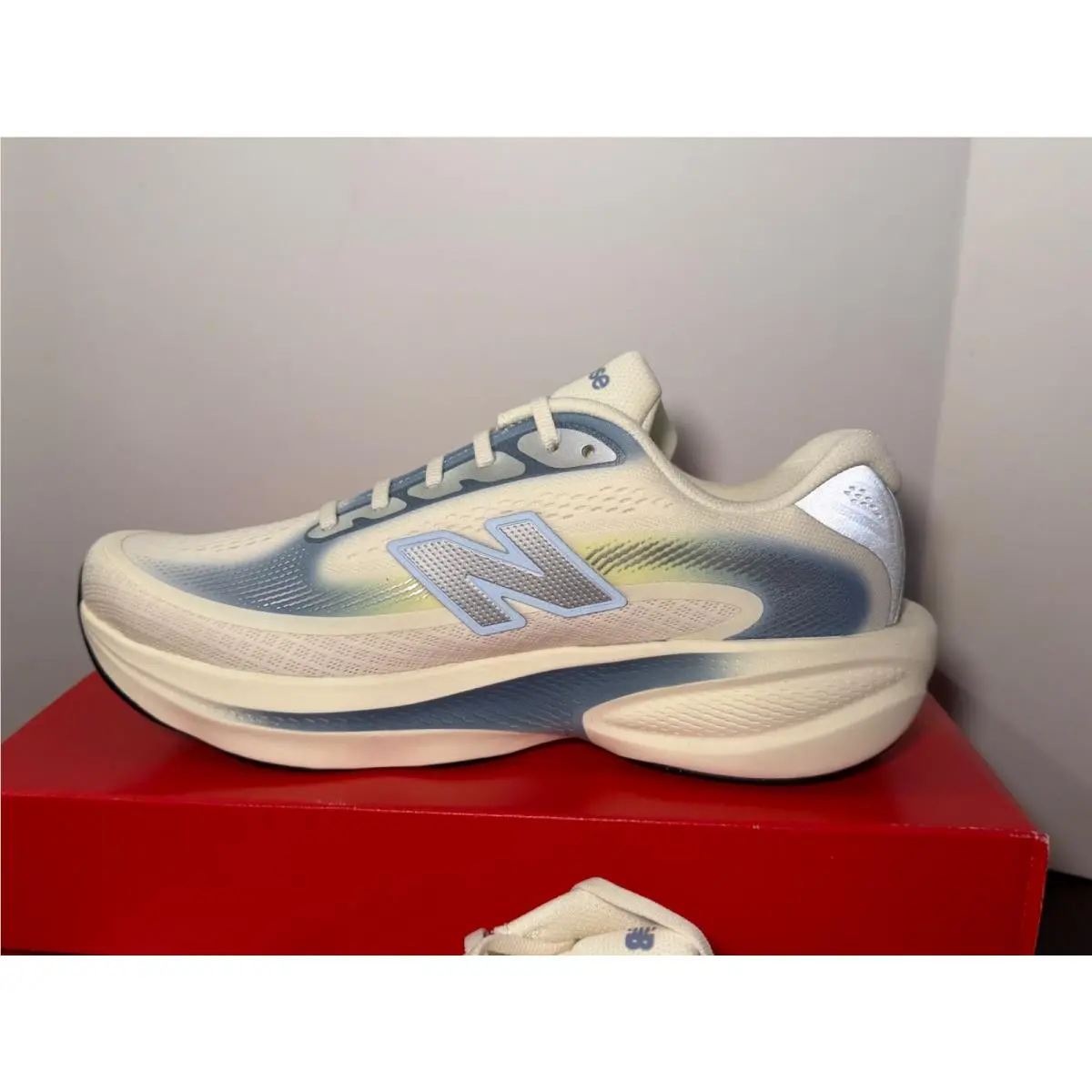 New Balance shoes - Cream, Blue, Yellow 6