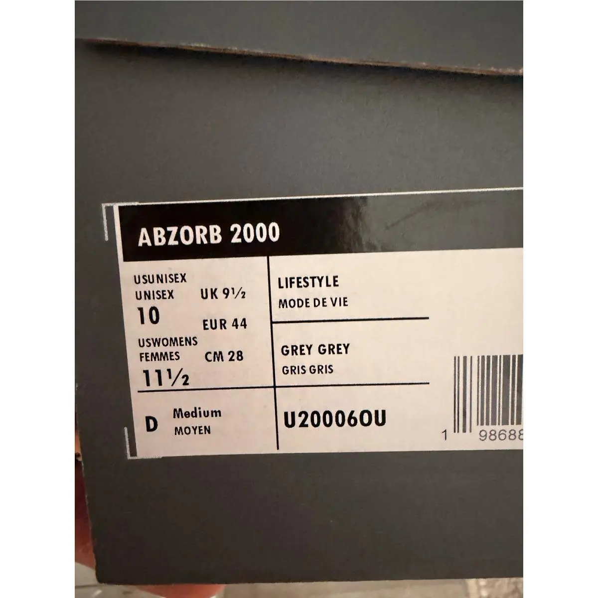 New Balance shoes - New Balance 2000 Abzorb - Abzorb - Gray 0