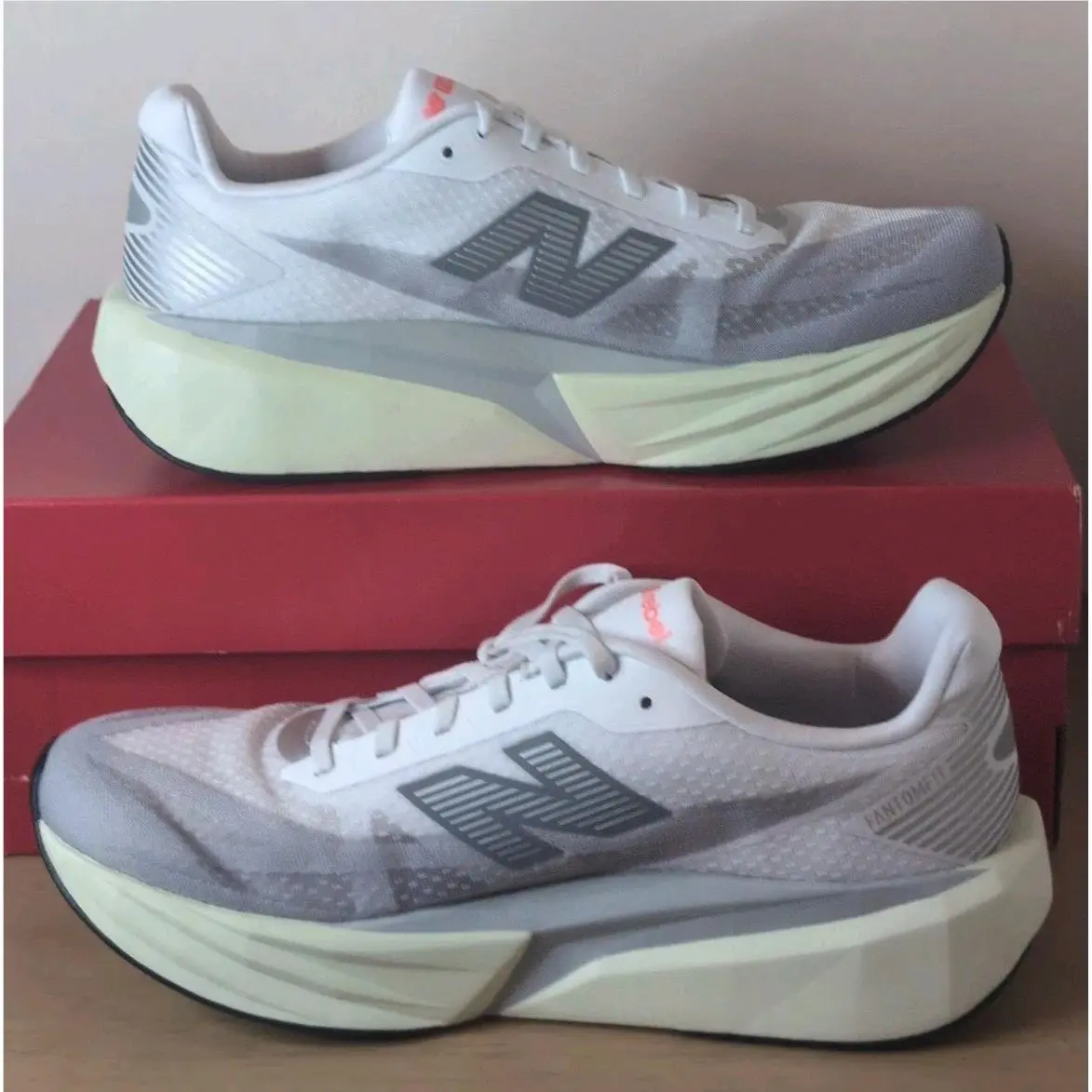 New Balance shoes - MFCXLD5 - MFCXLD5 - Rain Cloud × Mineral × White 0