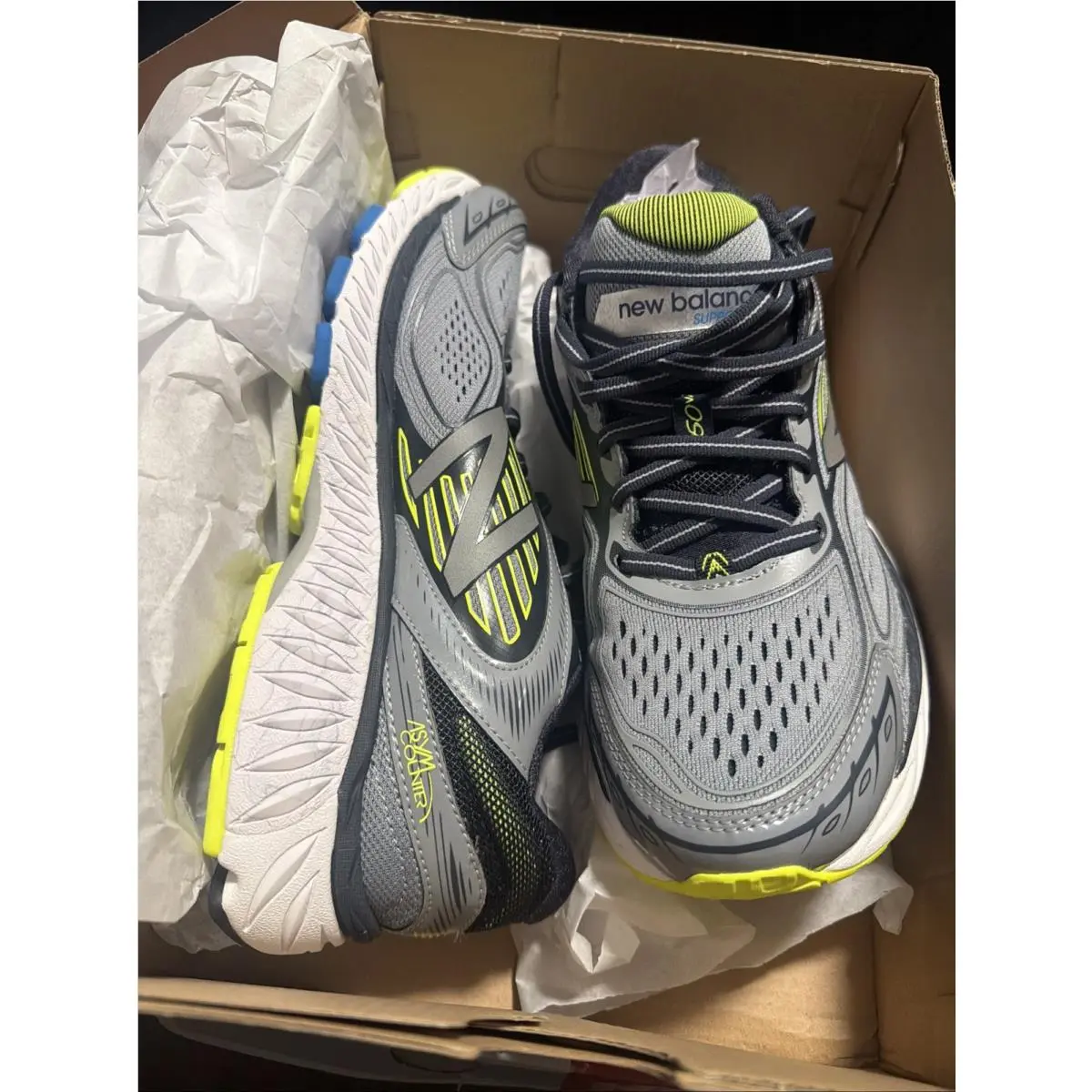 New Balance shoes - New Balance 860 V7 M860 M860GY7 - M860GY7 - Grey/Yellow (UPC: 190325279707) 1