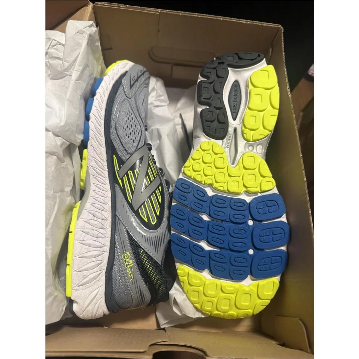 New Balance shoes - New Balance 860 V7 M860 M860GY7 - M860GY7 - Grey/Yellow (UPC: 190325279707) 2