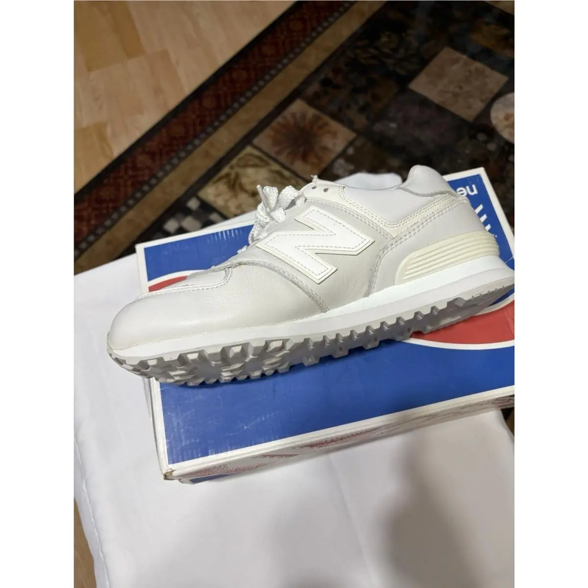 New Balance shoes - New Balance 574+ - ML574WWT - White 0