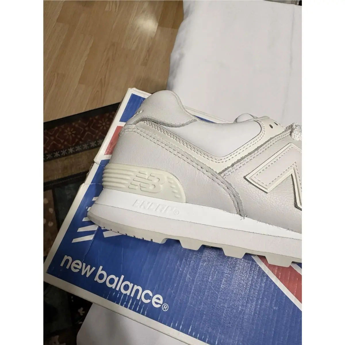 New Balance shoes - New Balance 574+ - ML574WWT - White 2