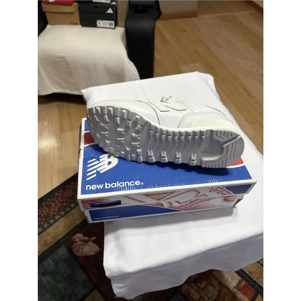New Balance shoes - New Balance 574+ - ML574WWT - White 3
