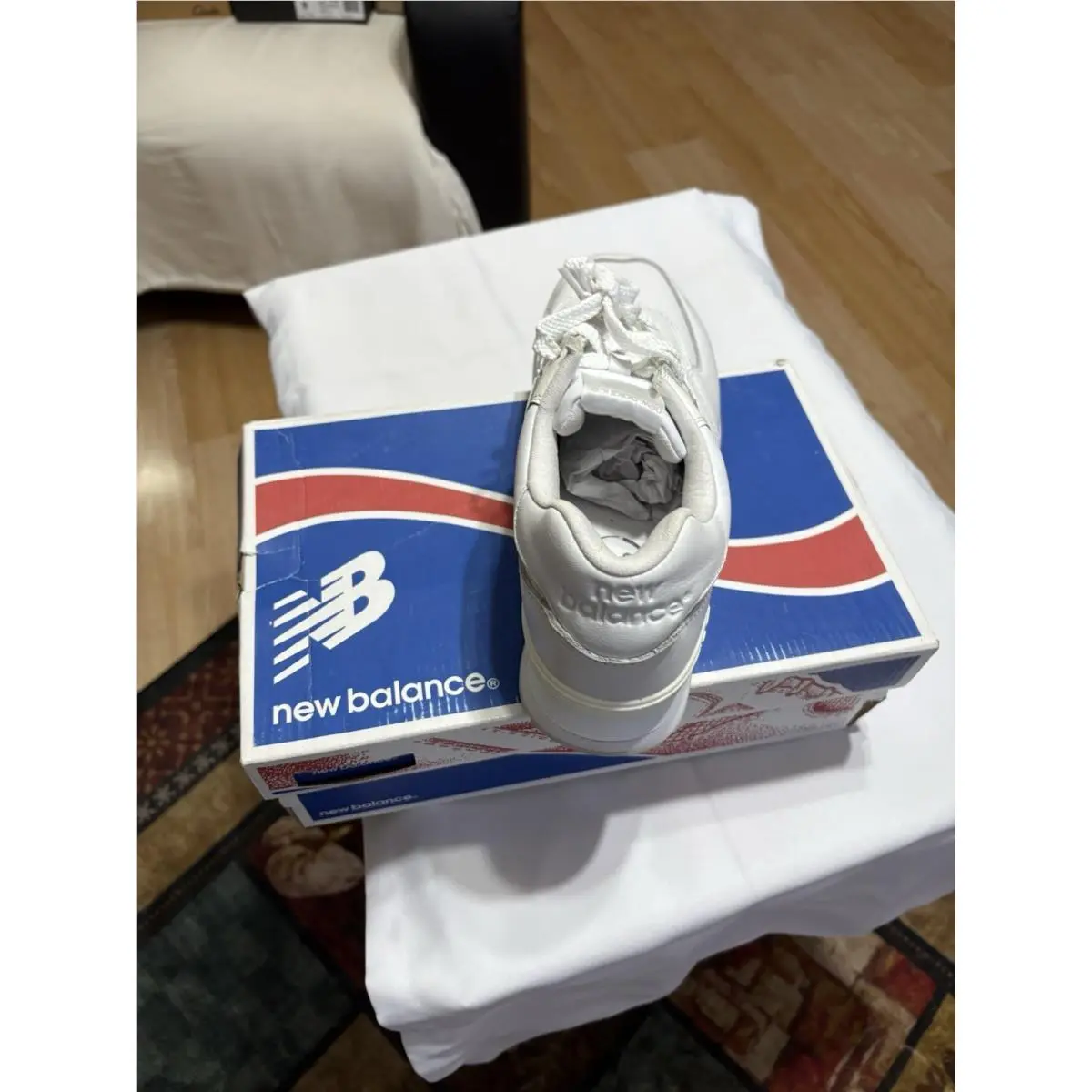 New Balance shoes - New Balance 574+ - ML574WWT - White 4